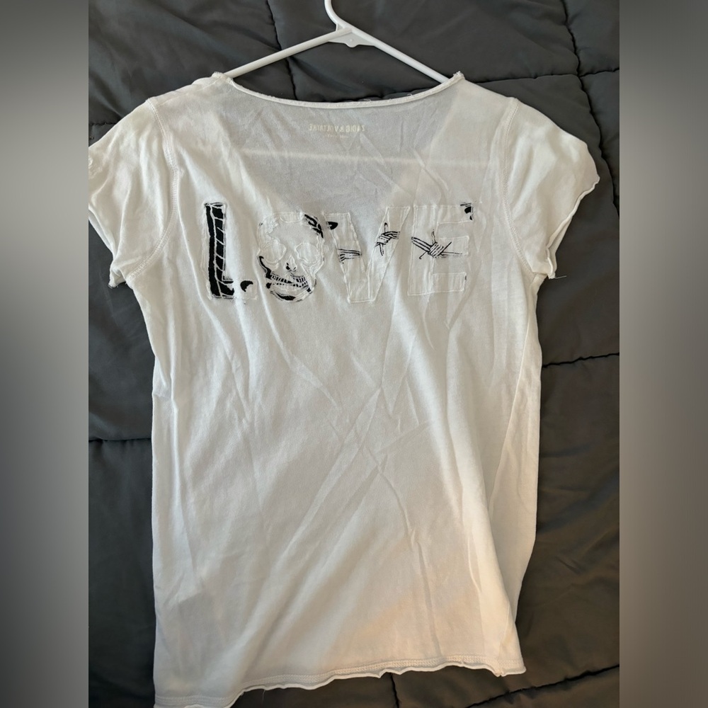Zadig & Voltaire Cotton Love Logo T shirt
